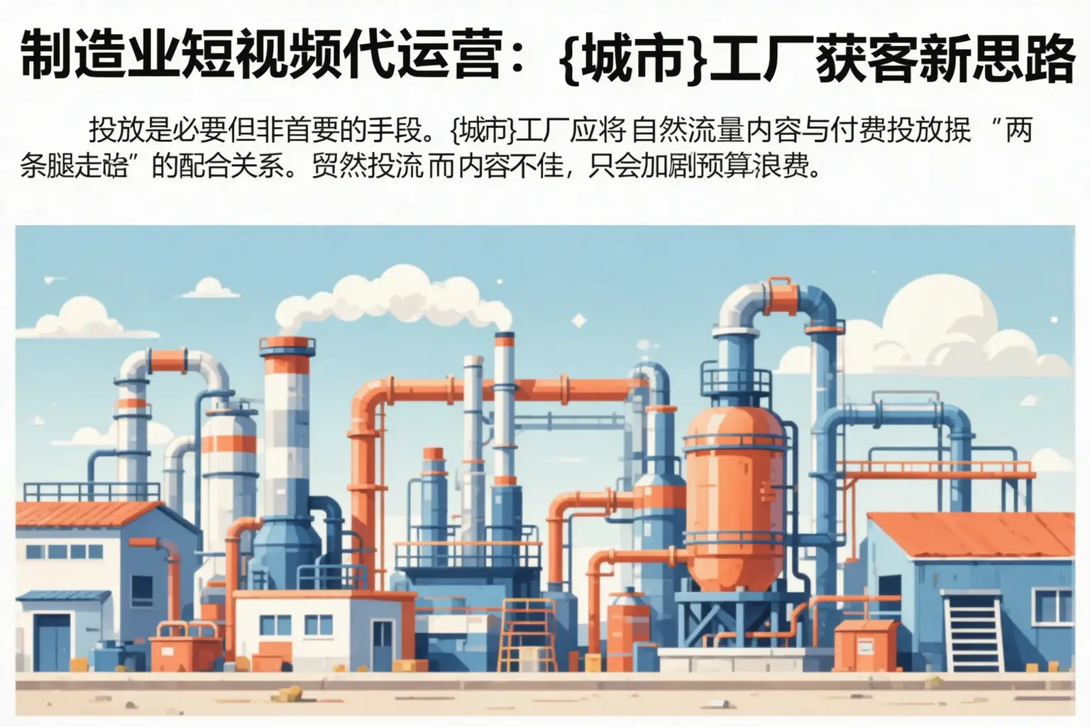 制造业短视频代运营：玉溪工厂获客新思路