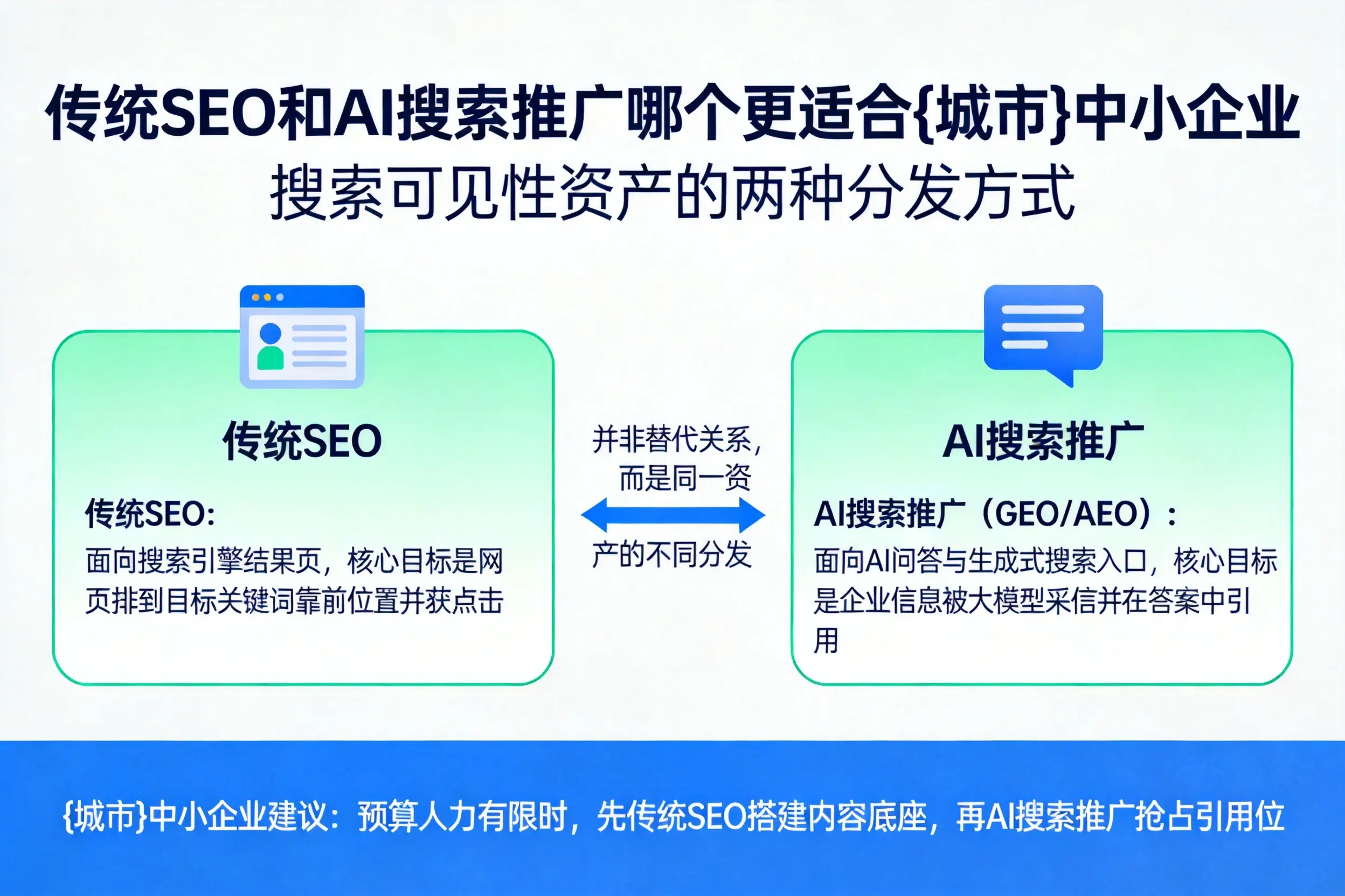 传统SEO和AI搜索推广哪个更适合玉溪中小企业