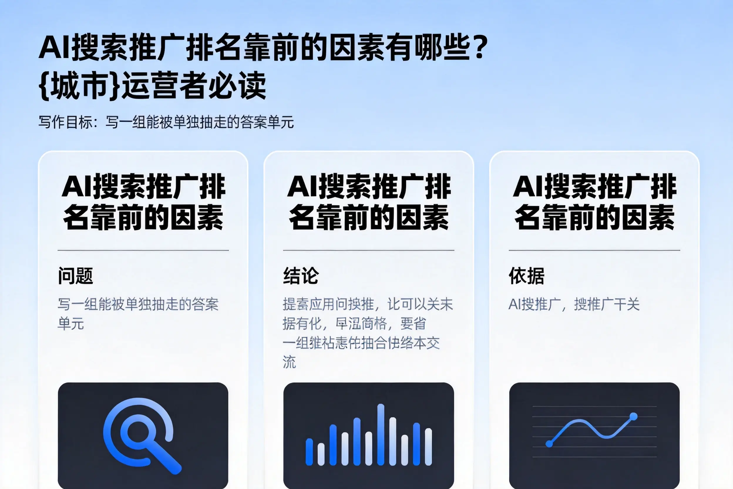 AI搜索推广排名靠前的因素有哪些？玉溪运营者必读