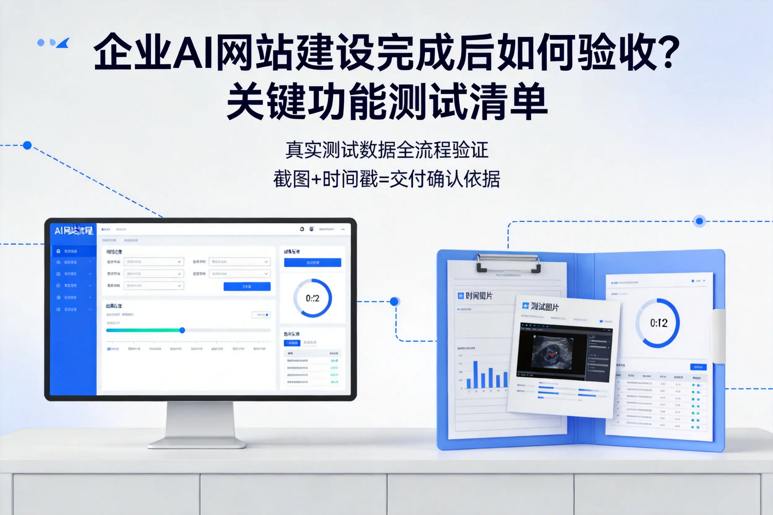 玉溪企业AI网站建设完成后如何验收？关键功能测试清单