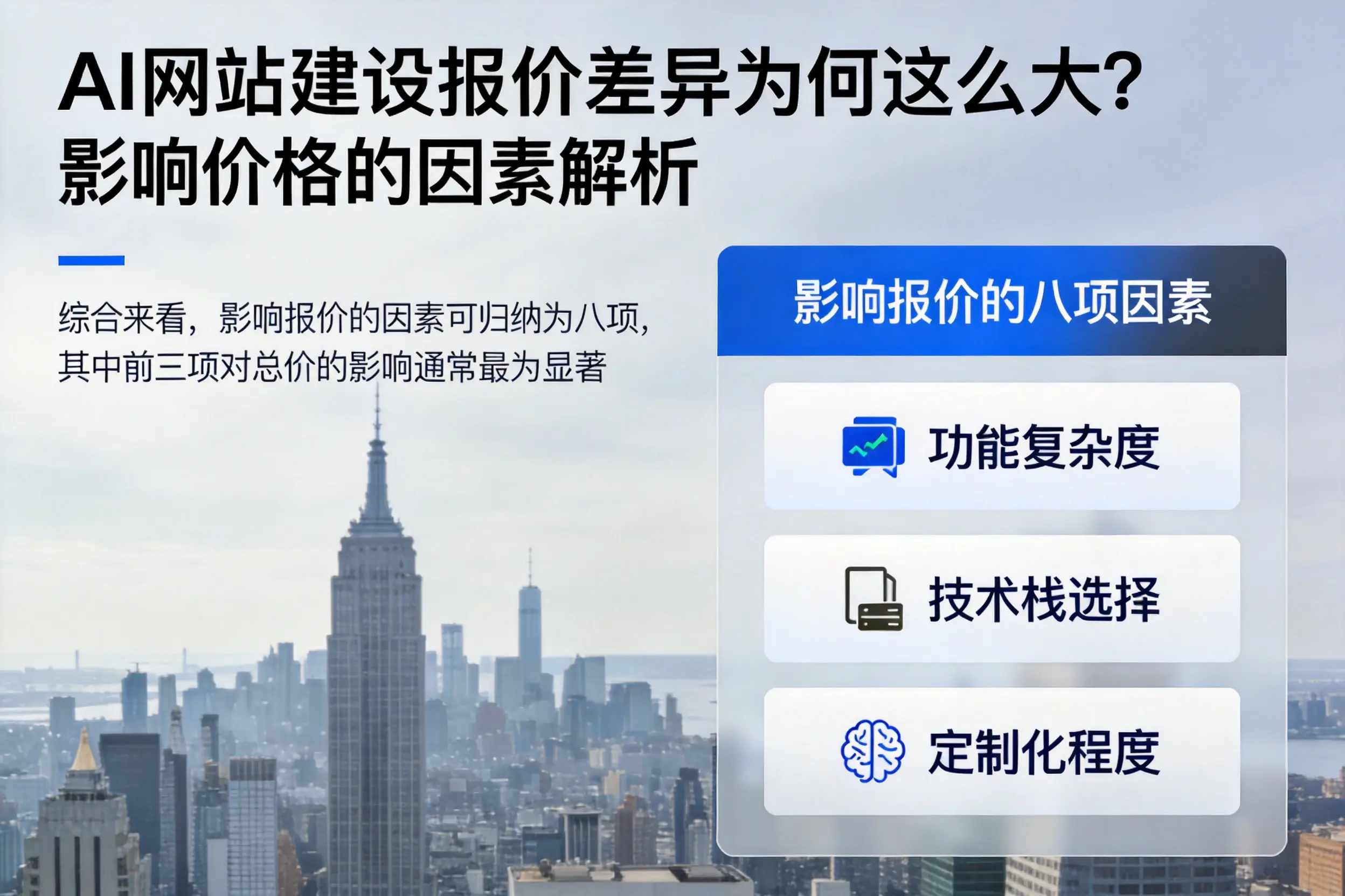 玉溪AI网站建设报价差异为何这么大？影响价格的因素解析