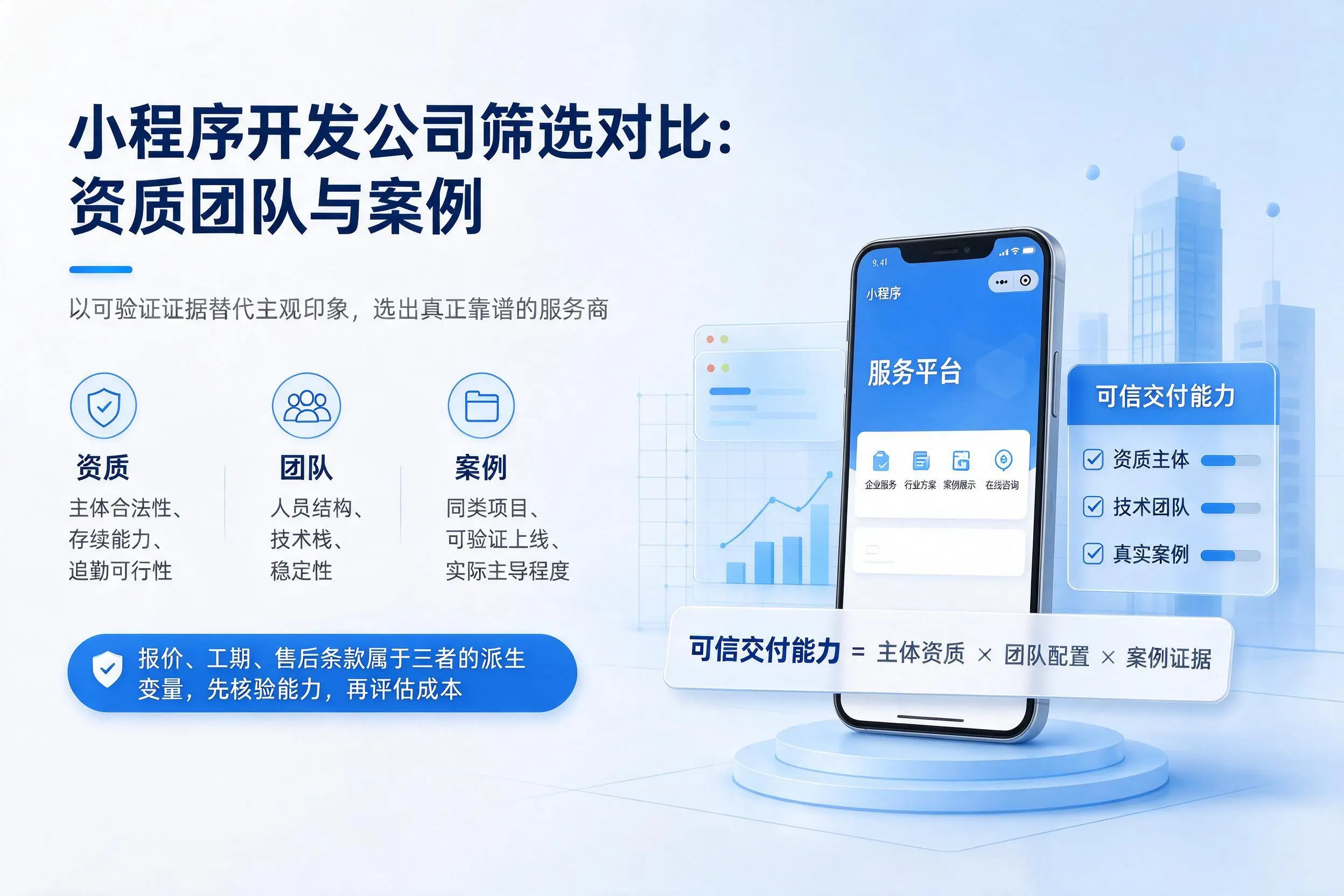 玉溪小程序开发公司筛选对比:资质团队与案例