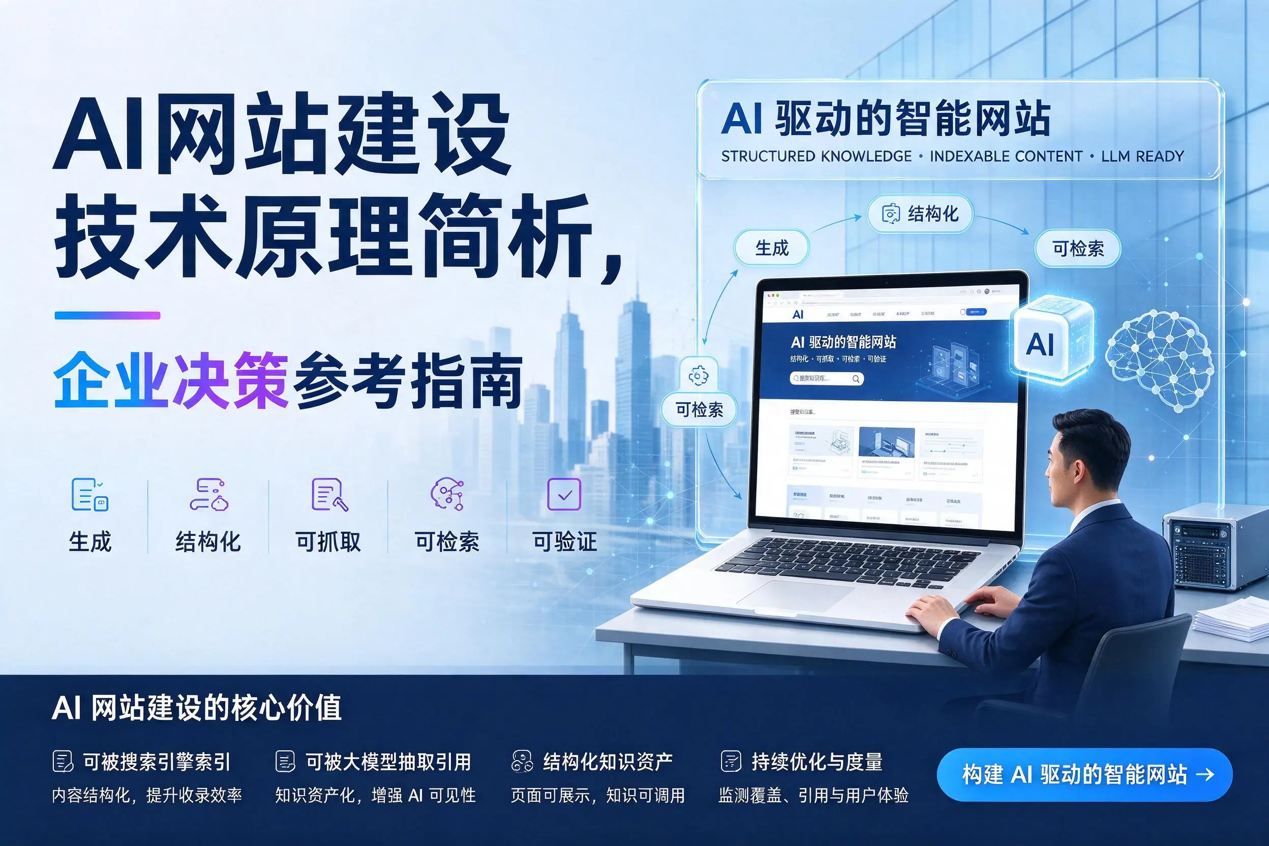 AI网站建设技术原理简析,玉溪企业决策参考指南