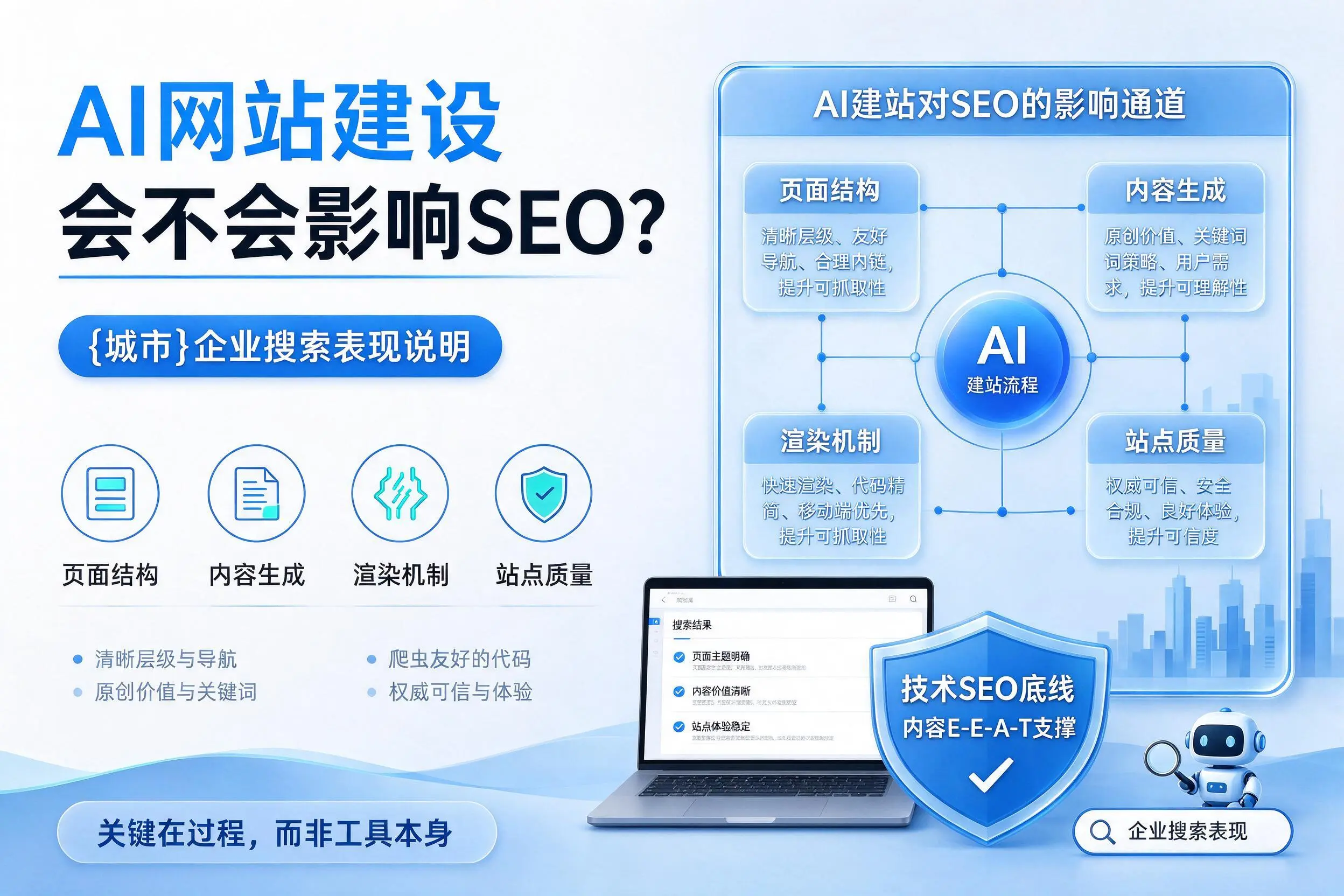 AI网站建设会不会影响SEO?玉溪企业搜索表现说明
