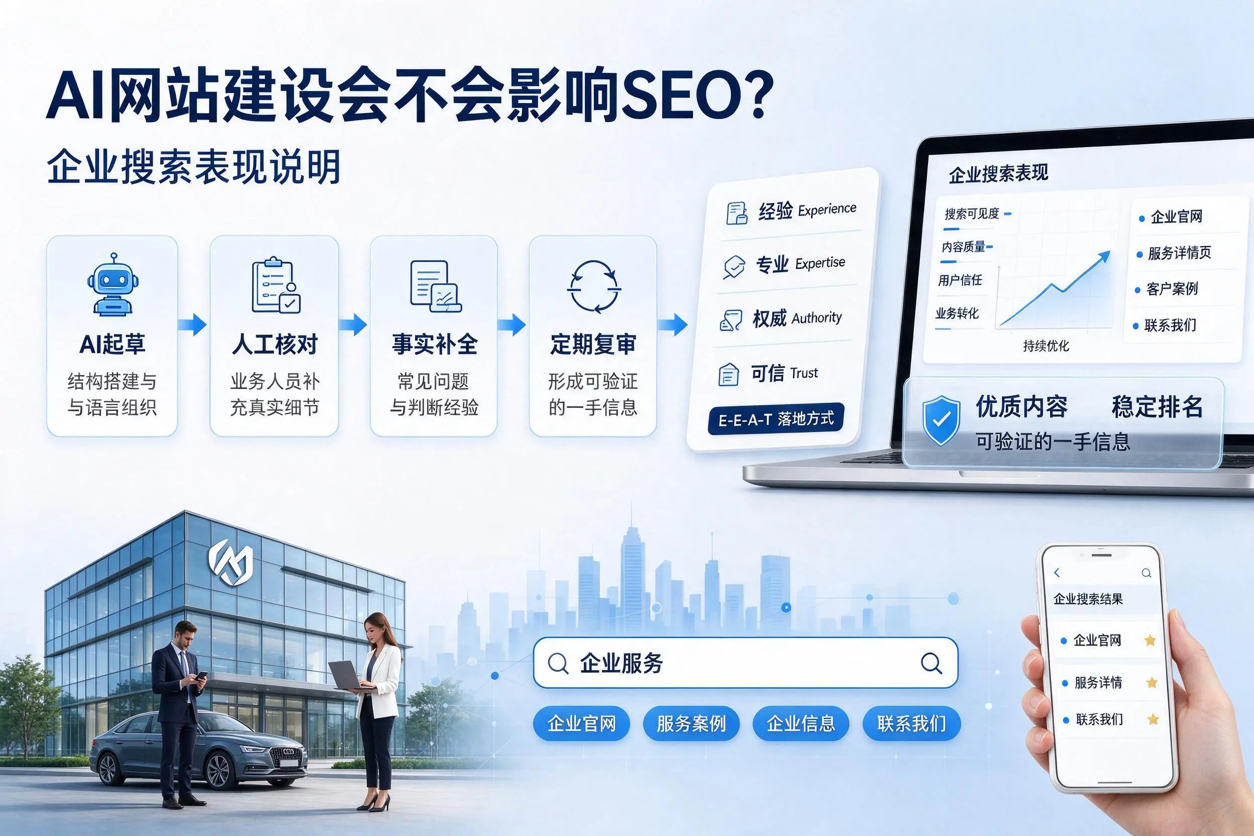 AI网站建设会不会影响SEO?玉溪企业搜索表现说明