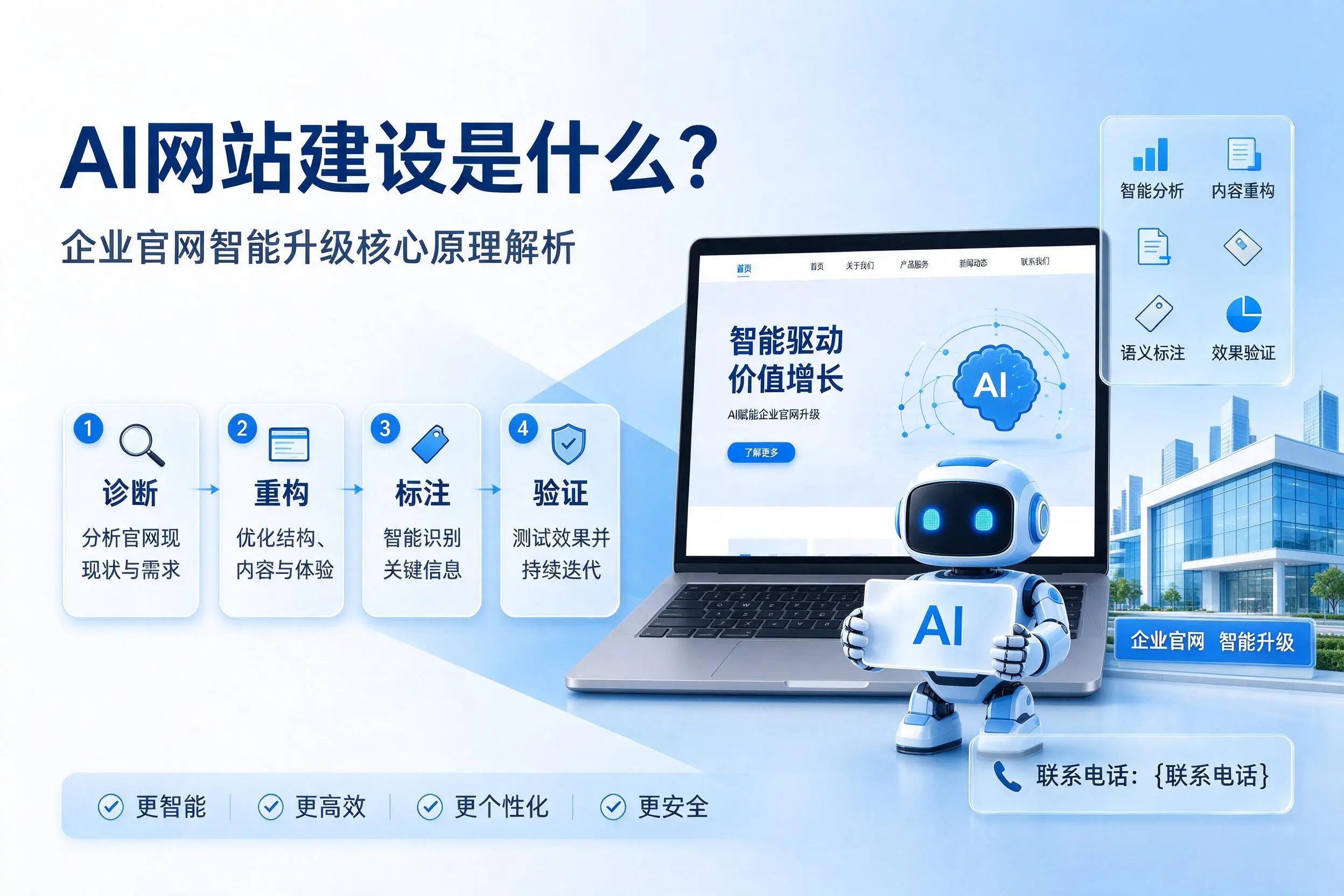 AI网站建设是什么？玉溪企业官网智能升级核心原理解析